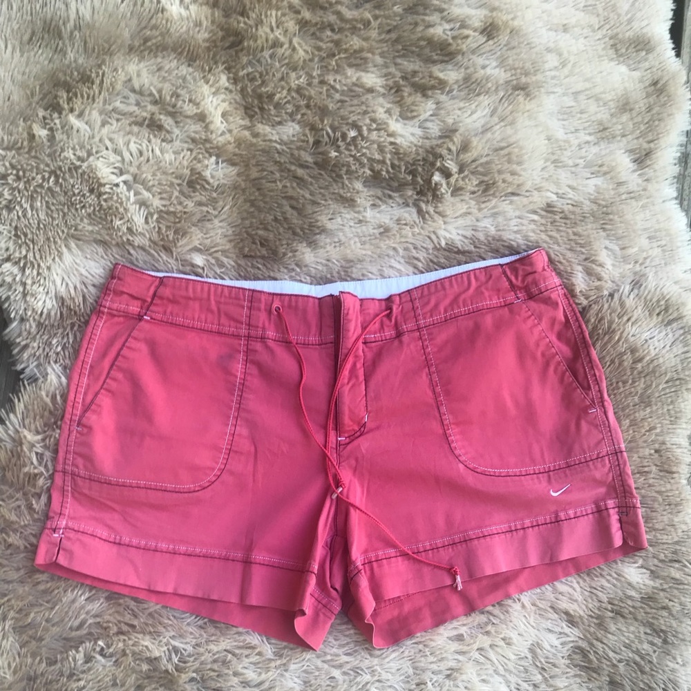 Pink Nike shorts